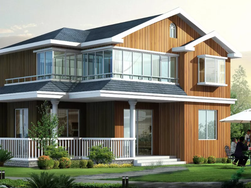 Сәнді және заманауи құрастырмалы жарық графикасы Prefab болат