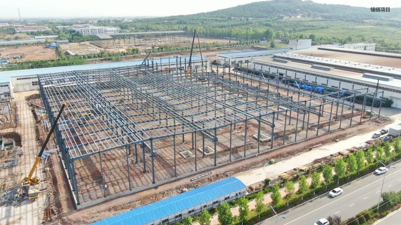 Болат құрылымы Химиялық қоймалар қоймасының құрылысы