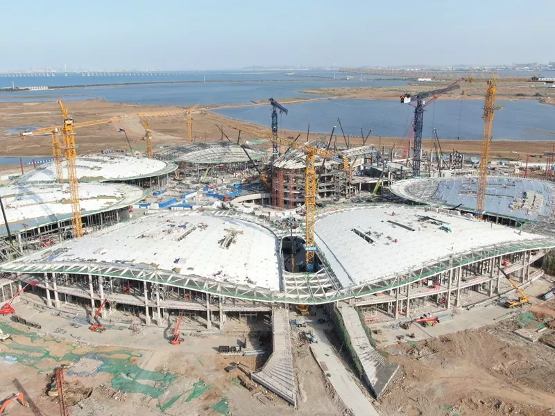 Модульдік болат конструкциялар көрме залы